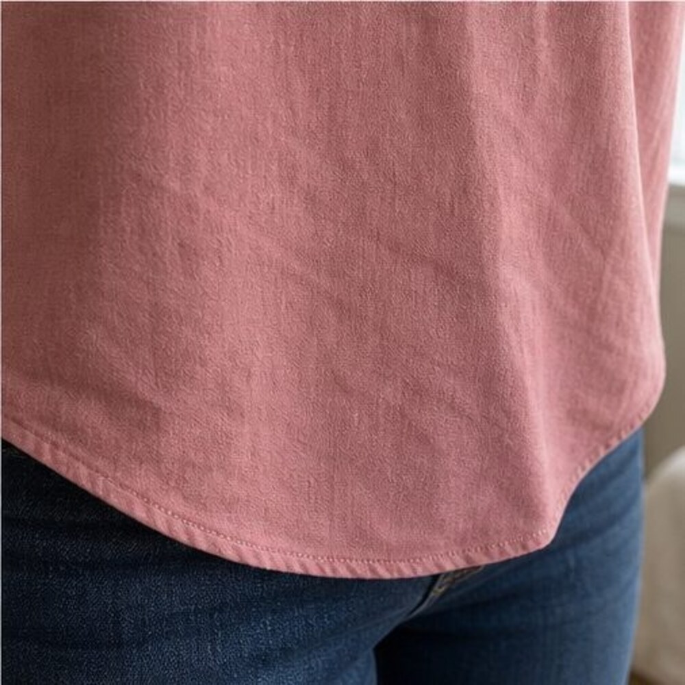 Rust Lace Trim Top - Picture 6 of 6